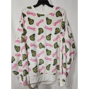 The grinch fleece sweatshirt for Women 3XL